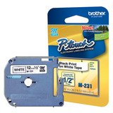 Fita Rotulador Brother Branca 12mm Mk-231 Mk231 Original