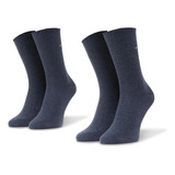 Pack 2 Calcetines Casual Mujer Azul Tommy Hilfiger 