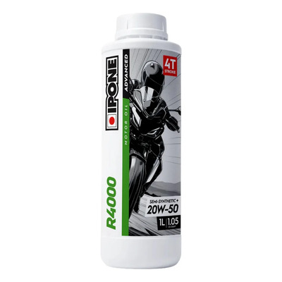 Aceite Lubricante Sintético De Moto Para Motor Ipone R4000 Rs 4t 20w-50 1 Litro | Envío gratis