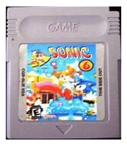 Jogo Sonic 6 Nintendo Gameboy Color - Cartucho Usado