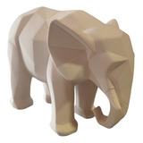 Elefante Geométrico Maceta Minimalista Ceramica 