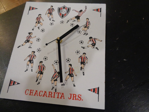 Chacarita Jrs Reloj A Pila Vintage Pared Antiguo Orig. Leer