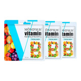 24 Mascarillas Faciales Vitamina B - C - E  25ml, Mond´sub