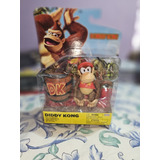 Jakks Pacific Donkey Kong Diddy Kong Con Barril Dk Figura