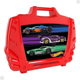 Maleta Porta Carrinhos Hot Wheels Vermelho F0121-9c - Fun