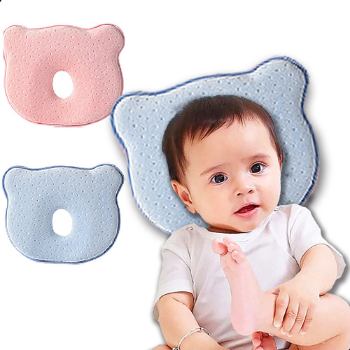 Almohada Bebe Prevenir Cabeza Plana Cojin Lactancia