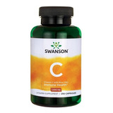 Swanson Vitamina C Con Escaramujos 250 Caps Sabor Sin Sabor