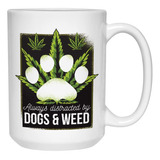 Bubble Hugs Taza De Café De Marihuana, 15 Onzas, Tazas De Ma