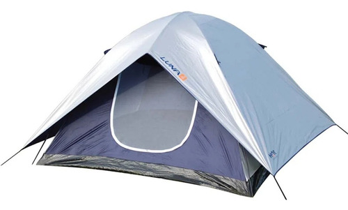 Barraca De Camping Para 4 Pessoas Impermeável Luna - Mor Cor Preto