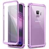 Funda Para Samsung Galaxy S9 (transparente-violeta)
