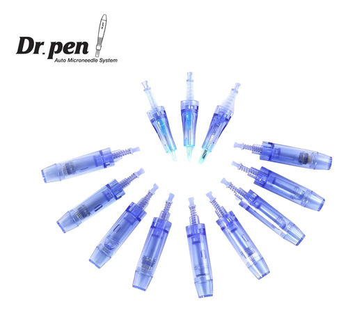 Set De 10 Agujas De12/24/36/42/nano Dermapen Dr Pen A1