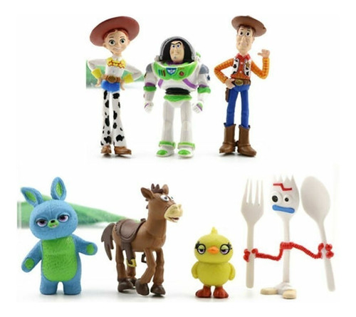 7pcs/set Toy Story Acción Figura Modelo Juguete Regalo