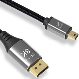 Cable Deconn Mini Dp A Displayport De 8 M 8 M (7680 X 4320).