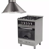 Combo Cocina Industrial Sol Real Vidrio + Campana Tst Pirami