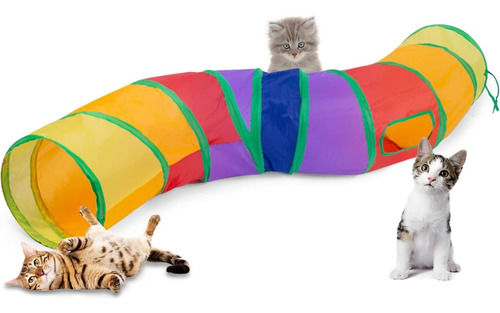 Brinquedo Pets Túnel Labirinto Para Gatos Cães Interativo S