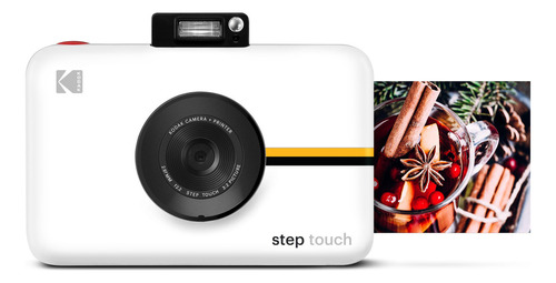 Kodak Step Touch | Cámara Digital De 13 Mp E Impresora Ins. Color Blanco