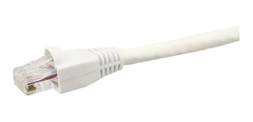 Cabo Rede Cat6 Utp 100% Cobre Branco 20 Metros - Montado