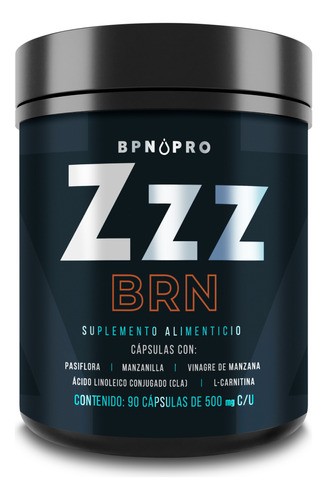 Quemador De Grasa Nocturno Cla Carnitina Gaba Magnesio Zzz