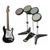 Bateria Guitarra E Microfone  Rock Band Ps3/ps2