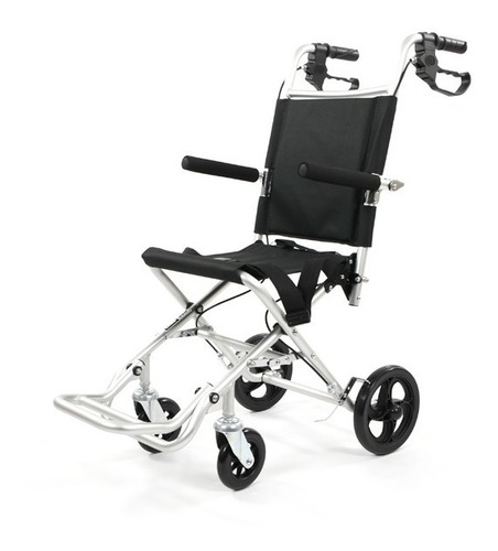 Silla De Ruedas Aluminio Ambulancia Plegable Asiento 30cm