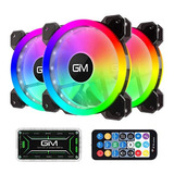 Gim Kb-23 - Ventiladores De Caja Rgb, 3 Unidades