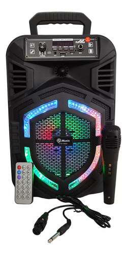 Parlante Altavoz Inalámbrico Bluetooth Micrófono Bocina Rgb