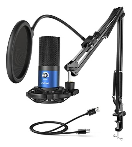 Fifine Usb Recording Pc Microphone Kit, Computer Condenser