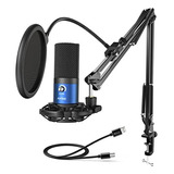 Fifine Usb Recording Pc Microphone Kit, Computer Condenser