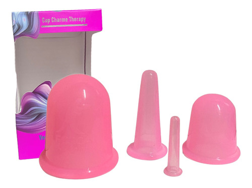 Ventosa Silicone Grande Bumbum Olho Corpo Facial Cupping 