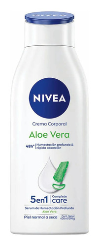 Crema Corporal Aloe Vera 5en1 Piel Normal A Seca 400ml Nivea