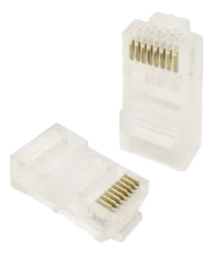 Paquete 500 Conector Rj45 Para Cable Utp Cat5e