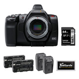 Blackmagic Design Pocket Cinema Camera 6k (canon Ef) Con Ta.