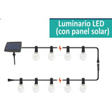Serie Led Con Panel Solar Uso Exterior (sol15e12 Lummi)