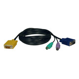 Cable Kvm Tripp Lite Vga A Vga 2x Ps/2 1.8 Metros Para B0 /v Color Negro