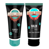 Combo Com 1 Shampoo 100 Ml + 1 Balm Hidratante 100ml  - Barba Rubra