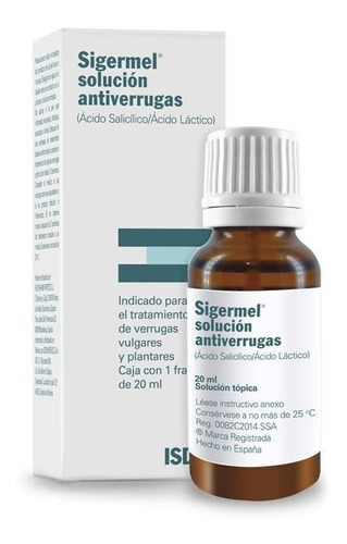  Sigermel Solucion Topica 20ml Antiverrugas + Muestras