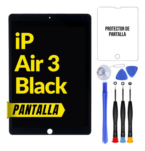 Pantalla Lcd Con Digitalizador Para iPad Air 3 (negro)