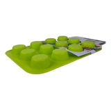 Molde 12 Mini Muffins Cupcake Silicona Carol Horno Bazarshop