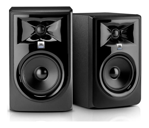 Par Monitores De Referência Estúdio Jbl 306p Mkii Ativo 6pol