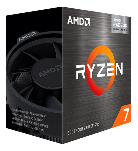 Procesador Amd Ryzen 7 5700g 100-100000263box De 8 Núcleos 