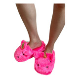 Pantufa Unicórnio Adulto Sapato De Dormir Quente Ótima Frio