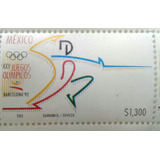 Timbres Postales Mexicanos Juegos Olimpicos Barcelona 92