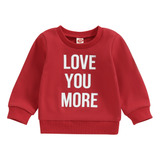 Sudadera Con Cuello Redondo Y Letras Para Niños Pequeños