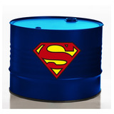 Mesa De Centro De Tambor Superman 43x56cm Decorativo