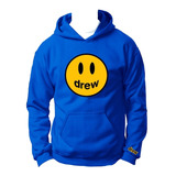 Sudadera Drew House Justin Bieber Azul Envió Gratis 