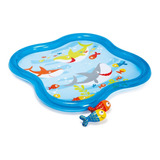 Pileta Inflable Cuadrada Infantil Square Spray 140x140x11 Cm