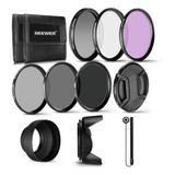 Neewer - Kit De Filtro De Lente Pro Uv Cpl Fld Nd2 Nd4 Nd8 (