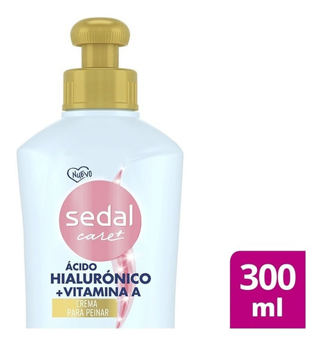Crema De Peinar Hidratante Sedal Acido Hialuronico X300ml