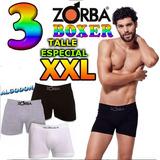 Pack De 3 Boxer Zorba Hombres Talle Especial X X L Algodon