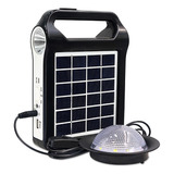 Linterna Solar Portátil Con Batería Para Exteriores